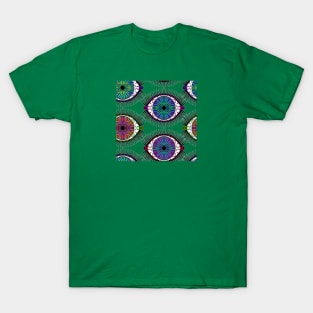 PSYCHEDELIC VISIONARY ART - PSYCHEDELIC EYE - pattern T-Shirt